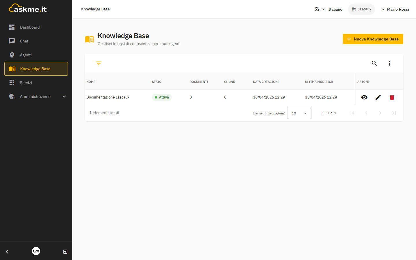 Lista knowledge base