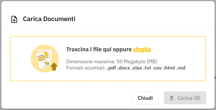 Caricamento documenti
